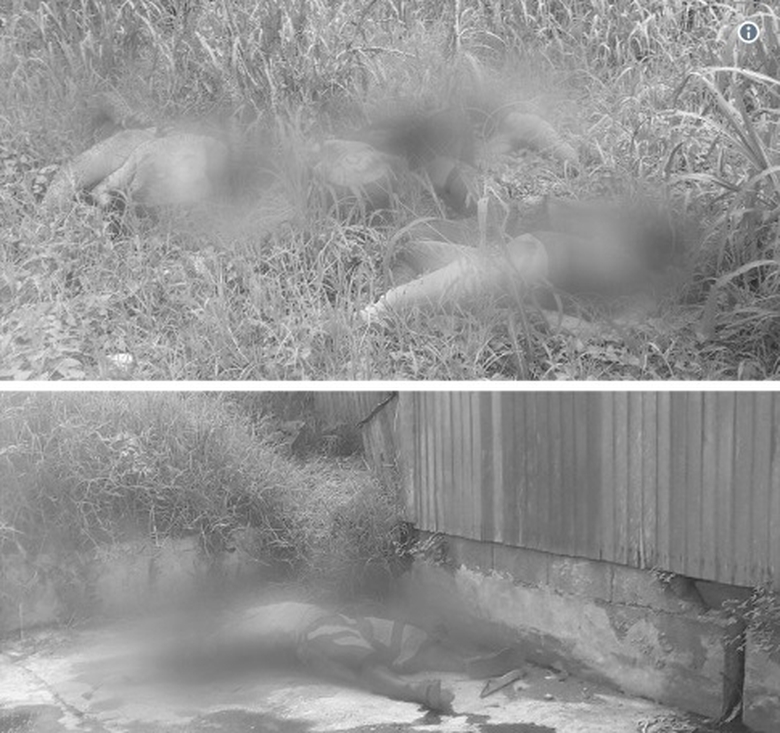 Thi thể những thường d&acirc;n bị khủng bố Maute giết hạ