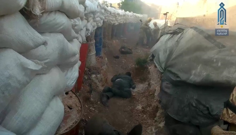 C&aacute;c phần tử khủng bố Hay at Tahrir Al-Sham nằm phơ