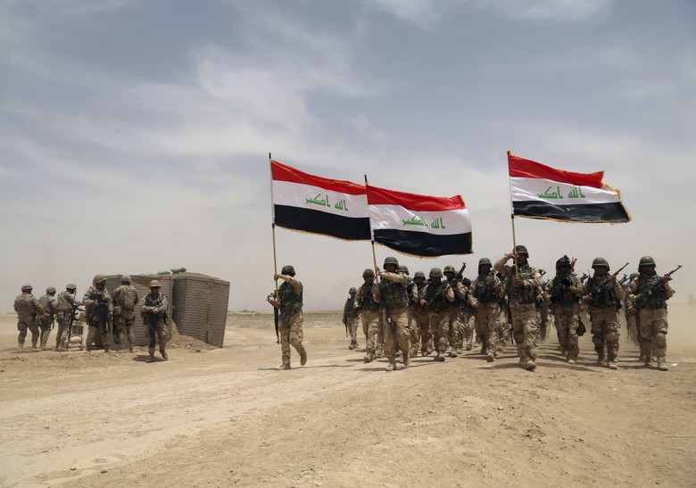 Qu&acirc;n đội Iraq ở th&agrave;nh phố Mosul