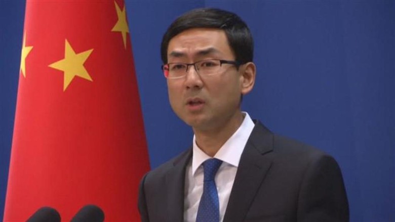 Người ph&aacute;t ng&ocirc;n Bộ Ngoại giao Trung Quốc Cảnh Sảng