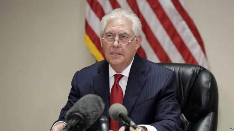 Ngoại trưởng Mỹ Rex Tillerson
