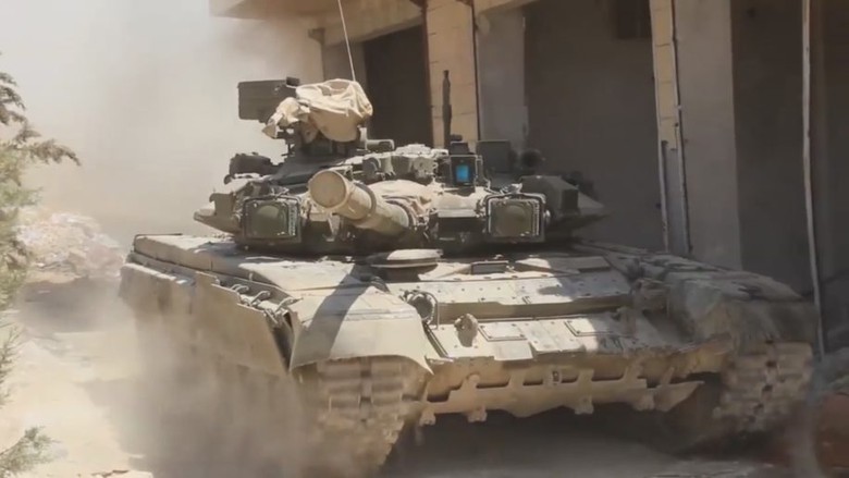 Xe tăng T-90 của qu&acirc;n đội Syria