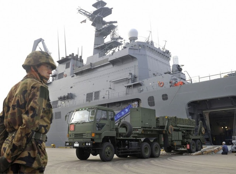 Patriot III Anti-Missile Air Defense System of Jap