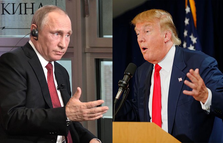 Hai nh&agrave; l&atilde;nh đạo Nga - Mỹ