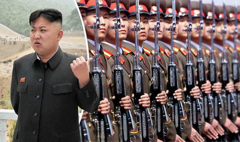 Nh&agrave; l&atilde;nh đạo Triều Ti&ecirc;n Kim Jong Un v&agrave; qu&acirc;n đội Tr