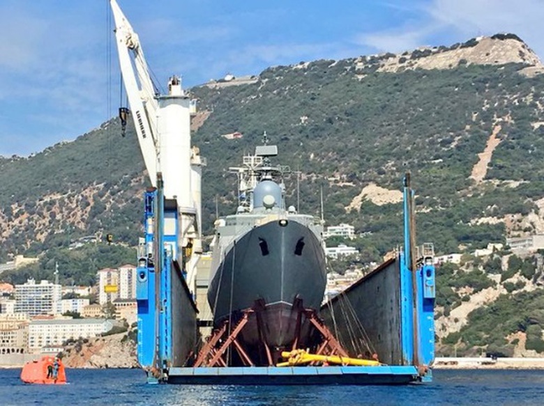 H&agrave;nh tr&igrave;nh về Việt Nam của c&aacute;c chiến hạm Gepard 3.