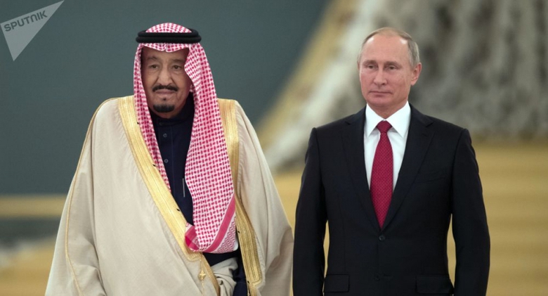 Tổng thống Putin v&agrave; Vua Arab Saudi