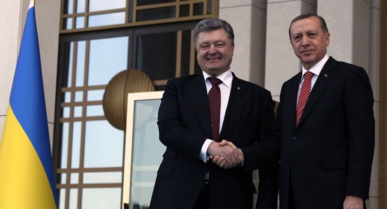 Tổng thống Ucraine v&agrave; Tổng thống Thổ Nhĩ Kỳ Erdoga