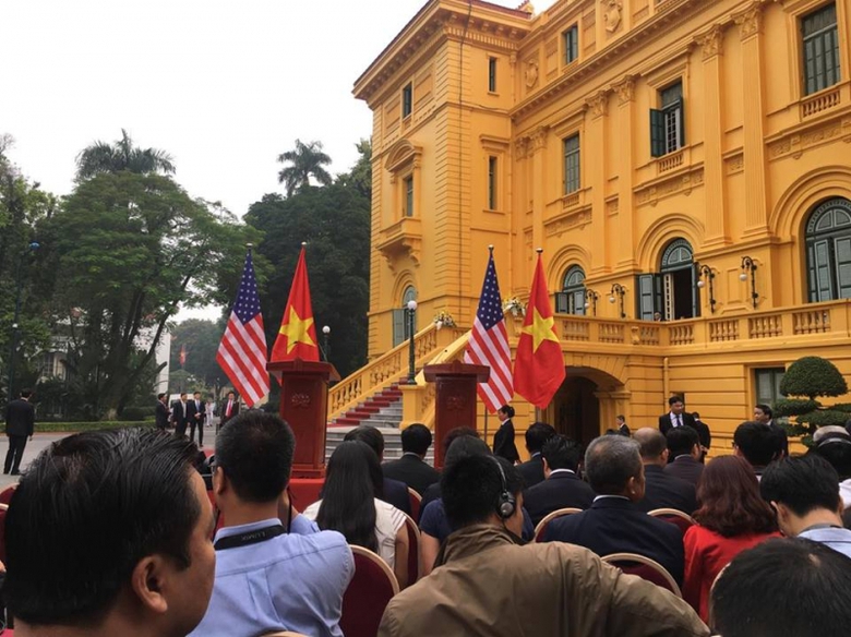 Họp b&aacute;o chung giữa Chủ tịch nước