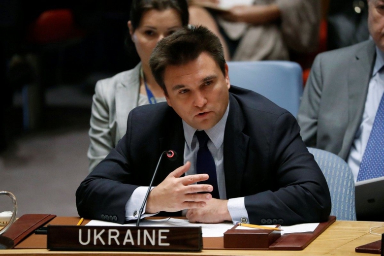B&ocirc;̣ trưởng Ngoại giao Ukraine Pavel Klimkin