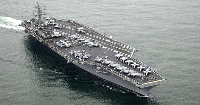 Một t&agrave;u s&acirc;n bay Mỹ đang ở Địa Trung Hải