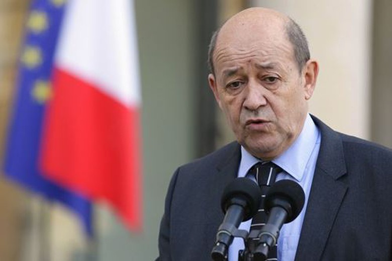 Bộ trưởng Ngoại giao Ph&aacute;p Jean-Yves Le Drian
