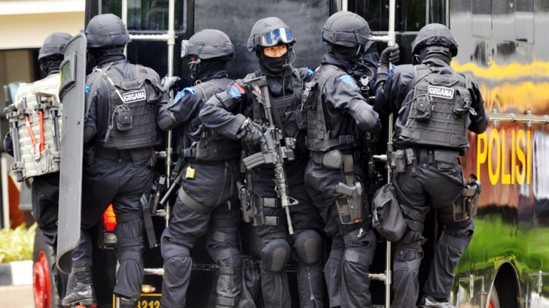 Cảnh s&aacute;t chống khủng bố của Maylaysia - Ảnh minh h