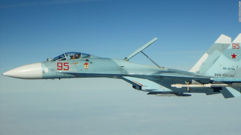 M&aacute;y bay Su-27 Flanker của Kh&ocirc;ng qu&acirc;n Nga