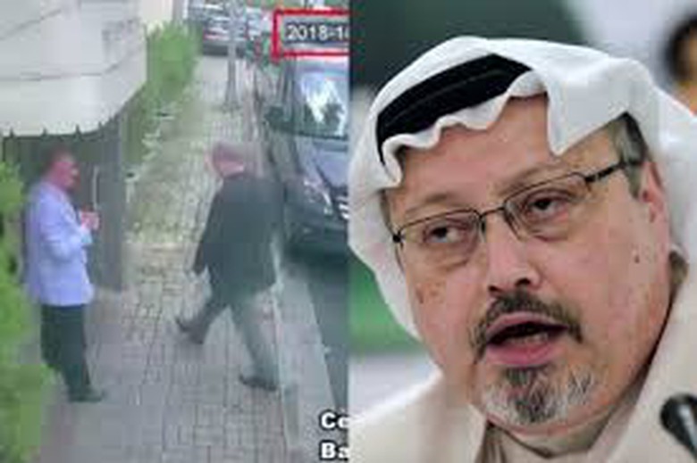 &Ocirc;ng Jamal Ahmad Khashoggi khi bước ch&acirc;n v&agrave;o L&atilde;nh s