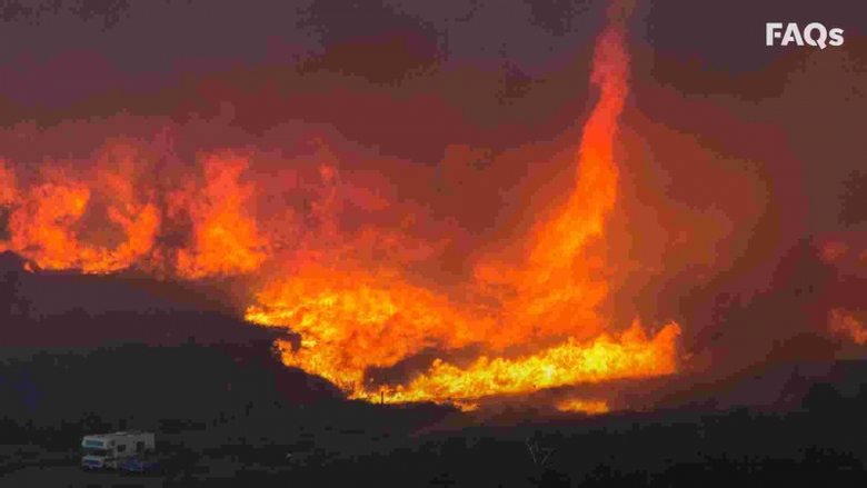 Thảm họa ch&aacute;y rừng ở California