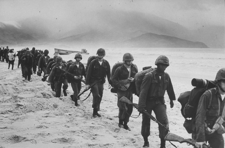 Ng&agrave;y 8:3:1965 c&oacute; khoảng 3.500 binh sỹ Mỹ đổ bộ v&agrave;o