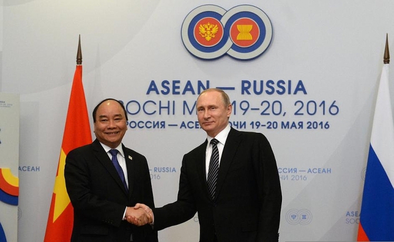 Tổng thống Nga Putin đón tiếp Thủ tướng