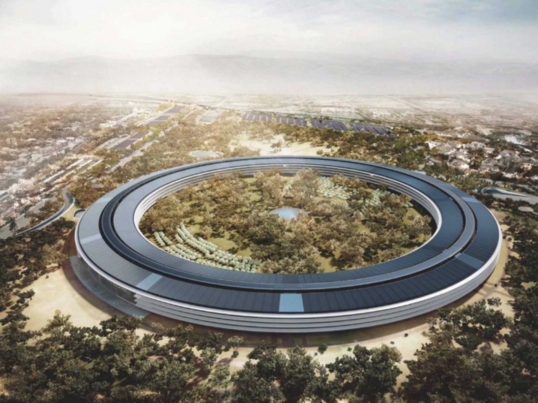Phối cảnh ho&agrave;n thiện của Apple Campus