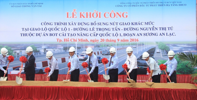 Lễ khởi c&ocirc;ng dự &aacute;n n&uacute;t giao th&ocirc;ng G&ograve; M&acirc;y
