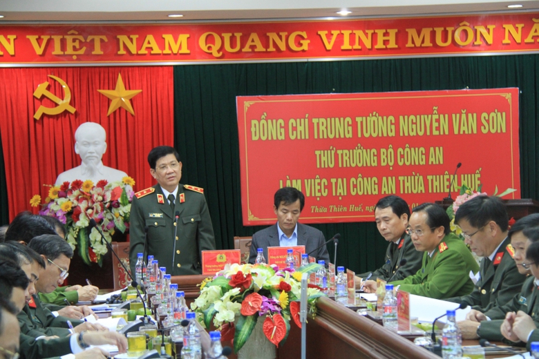 Đồng ch&iacute; Trung tướng Nguyễn Văn Sơn - Thứ trưởng B