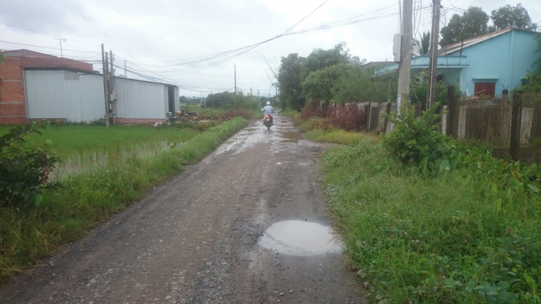 Đường v&agrave;o khu d&acirc;n cư Gia B&igrave;nh