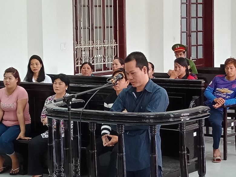 Bị c&aacute;o Huỳnh Thanh Trung tại phi&ecirc;n t&ograve;a x&eacute;t xử