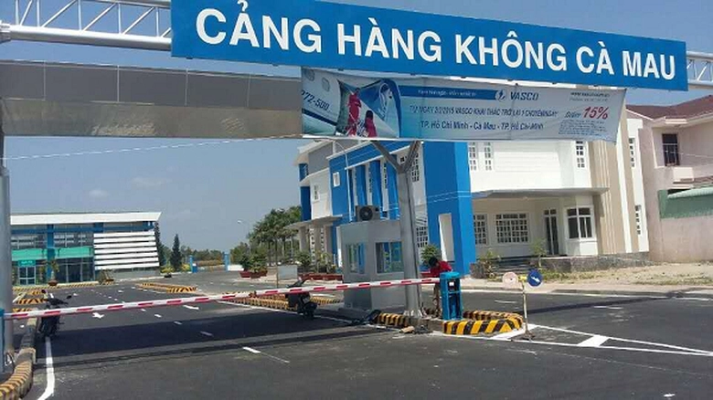 cảng h&agrave;ng kh&ocirc;ng C&agrave; Mau