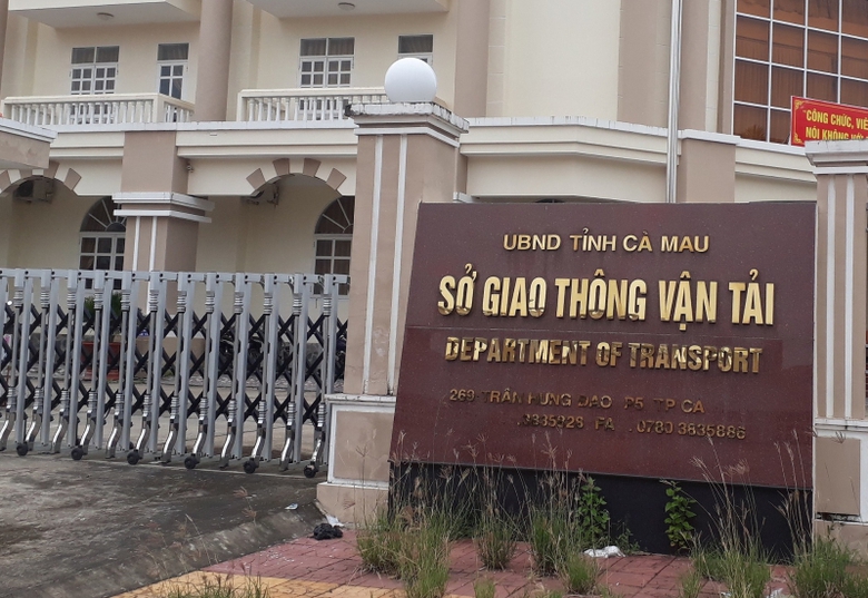 sở GTVT C&agrave; Mau