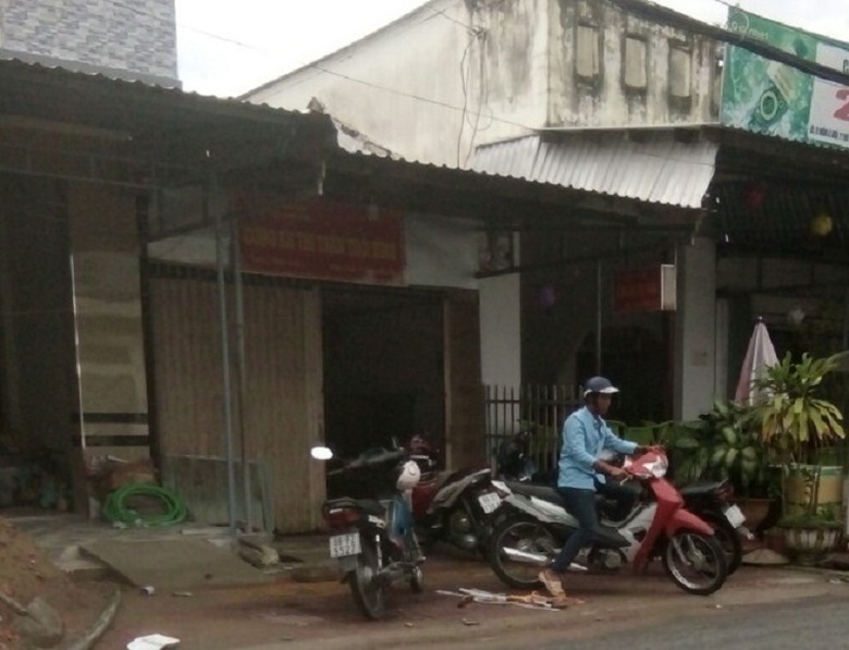 Trụ sở C&ocirc;ng an thị trấn Thới B&igrave;nh 3