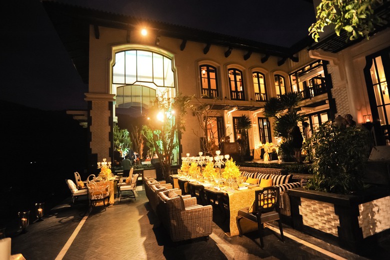 Weddings at La Maison 1888 Terrace - at night (3)