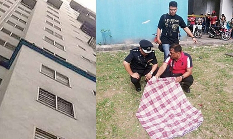 malaysia-me-nem-con-moi-sinh-tu-tang-18-xuong-dat