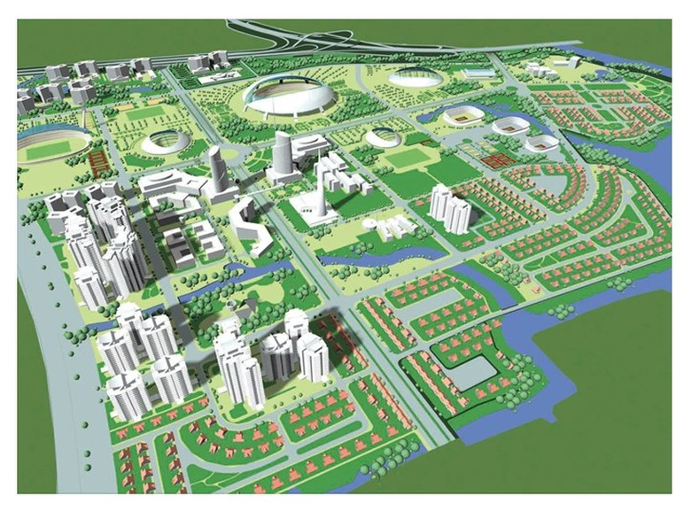 M&ocirc; h&igrave;nh khu li&ecirc;n hiệp thể thao Rạch Chiếc