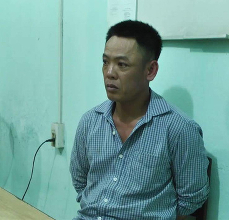 đối tượng Ng&ocirc; Duy Nam tại c&ocirc;ng an TP Phan Thiết. ả