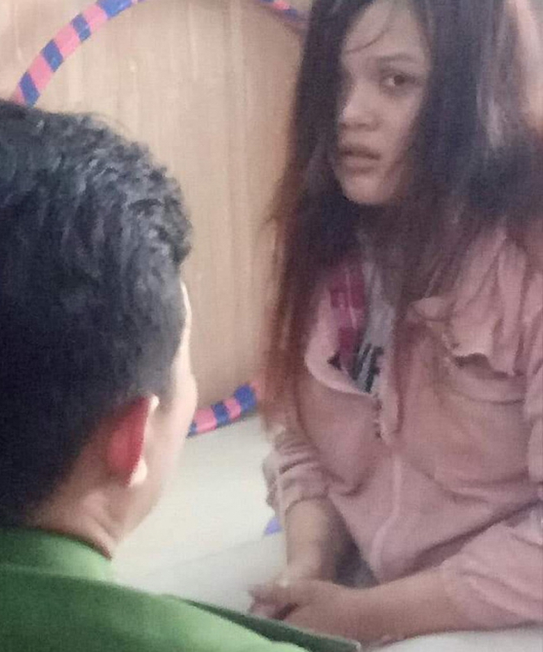 đố tượng L&ecirc; Nam Linh sau khi bị bắt. ảnh CTV