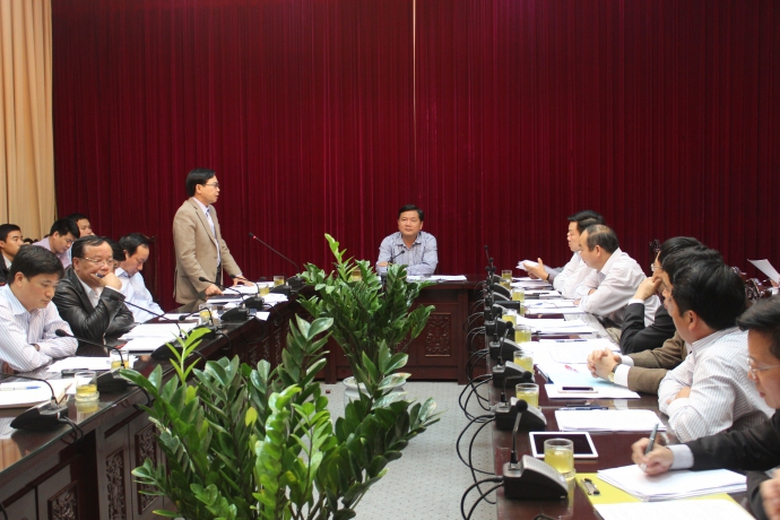 Bộ trưởng Đinh La Thăng chủ tr&igrave; cuộc họp về tiến đ