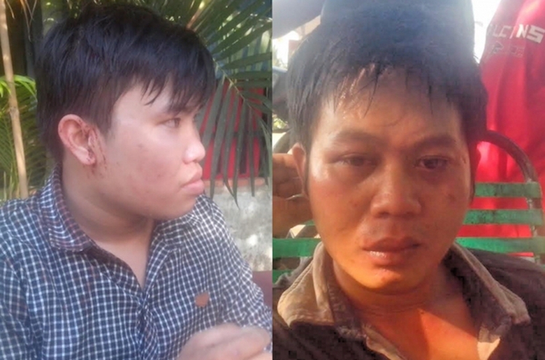 Hai ph&oacute;ng vi&ecirc;n Vĩnh Ph&uacute; (phải) v&agrave; Linh Ho&agrave;ng (tr&aacute;i