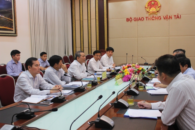 Bộ trưởng Bộ GTVT Trương Quang Nghĩa tại buổi l&agrave;m 