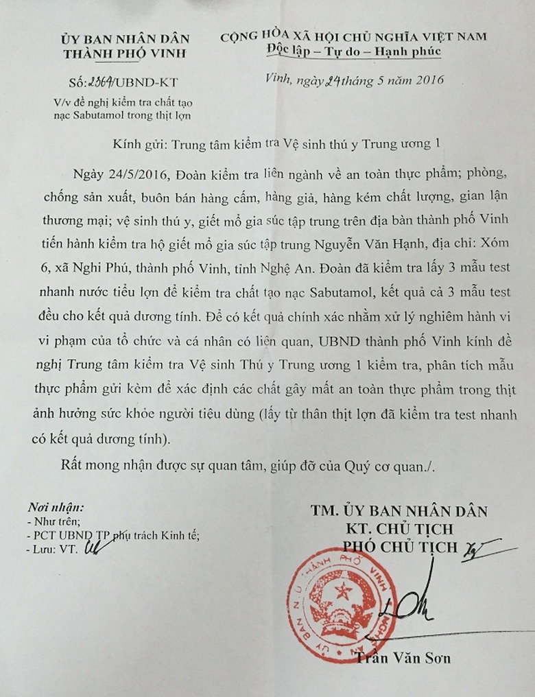 &ldquo;Sự thật&rdquo; vụ l&ograve; mổ lợn nhiễm chất tạo nạc ở Nghệ A