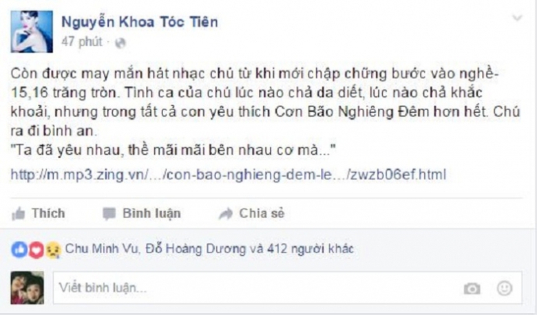 t&oacute;c ti&ecirc;n