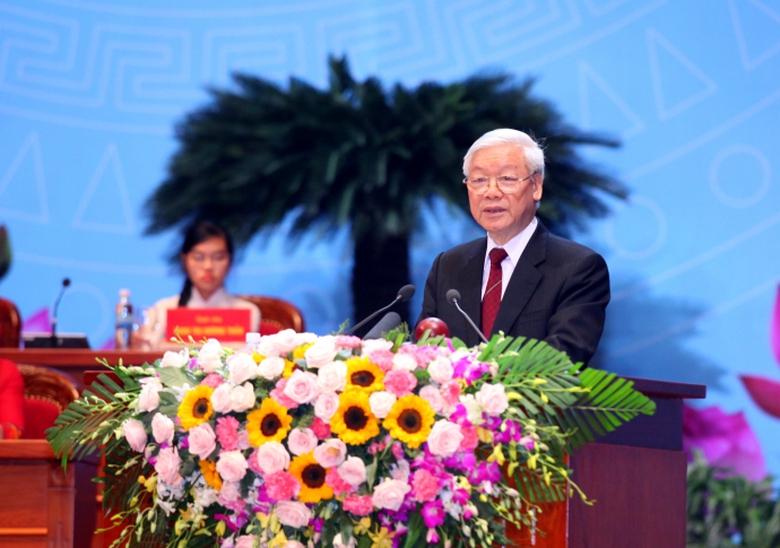 Tổng Bí thư Nguyễn Phú Trọng phát biểu 