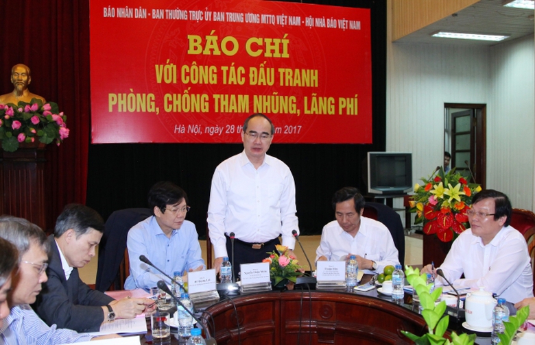 Chủ tịch Nguyễn Thiện Nhân phát biểu tạ