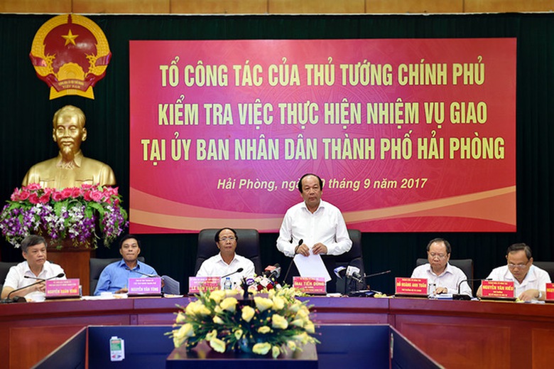 To cong tac lv voi UBND Hai Phong 2