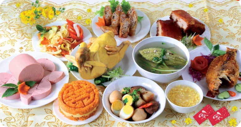 Mam co cung ngay Tet Mien Nam