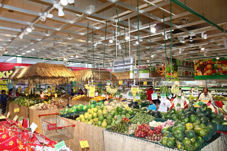 2 Các loại trái cây tại Big C khá phong , đa