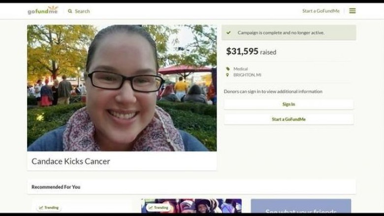 H&igrave;nh ảnh trang GoFundMe