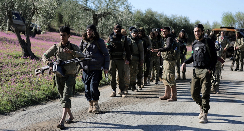 Binh lính phe nổi dậy Giải phóng Syria