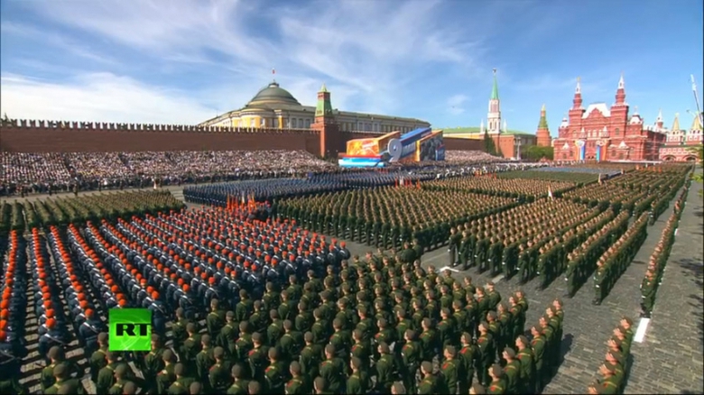 To&agrave;n cảnh lễ duyệt binh Nga