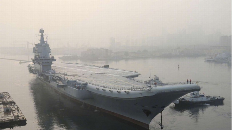 Tàu sân bay đầu tiên do Trung Quốc tự che