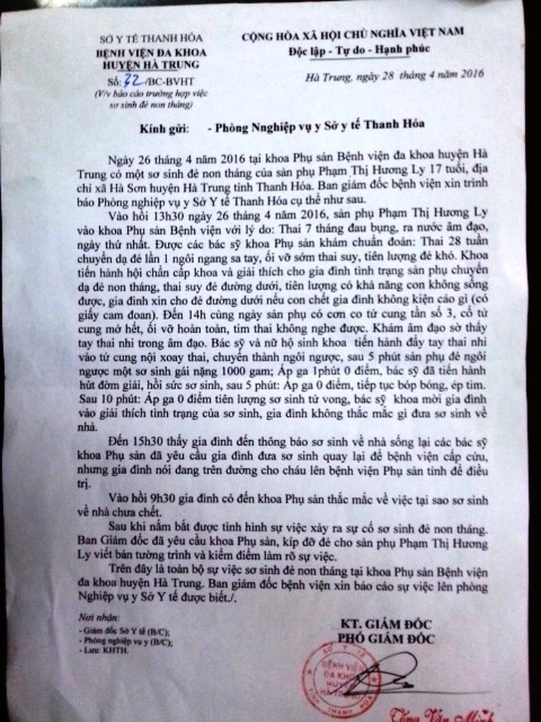 Trẻ -sơ- sinh- chẩn- đo&aacute;n- chết- ở- bệnh- viện- nh